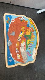 Grote houten puzzel, 2 tot 4 jaar, Gebruikt, 10 tot 50 stukjes, Ophalen of Verzenden