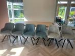 Set van 6 comfortabele eetkamer stoelen. 3 kleuren, Ophalen, Gebruikt, Vijf, Zes of meer stoelen, Stof