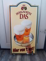 Hougaerdse das reclame bord, Verzamelen, Biermerken, Ophalen of Verzenden, Zo goed als nieuw, Reclamebord, Plaat of Schild, Overige merken