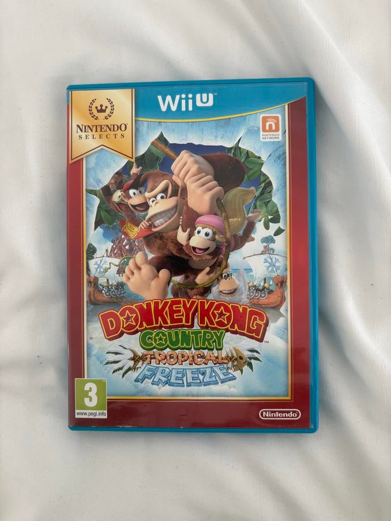 Donkey Kong Country Tropical Freeze - Wii U - Zo goed als ni, 2 spelers, Eén computer, Ophalen of Verzenden, Zo goed als nieuw
