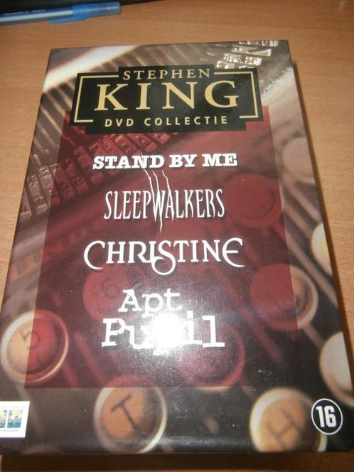Stephen King dvd collectie 4 dvd box, Cd's en Dvd's, Dvd's | Horror, Zo goed als nieuw, Overige genres, Boxset, Vanaf 16 jaar