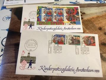 No2596 Kinderpostzegelactie Amsterdam 1991 Heb ook van Neder beschikbaar voor biedingen