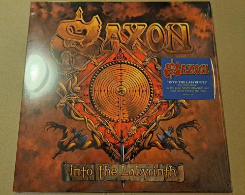 Saxon - Into The Labyrinth (Colored vinyl), Cd's en Dvd's, Vinyl | Hardrock en Metal, Nieuw in verpakking, Ophalen of Verzenden