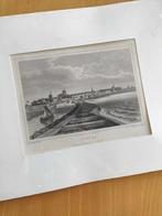 Gravure Elburg, staalgravure, rond 1860, Antiek en Kunst, Kunst | Etsen en Gravures, Ophalen