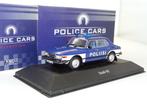 1/43 Atlas Police cars Saab 99  Polisi, Hobby en Vrije tijd, Modelauto's | 1:43, Verzenden, Nieuw, Auto, Overige merken