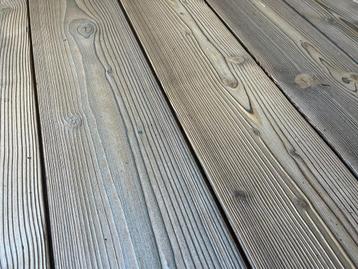 Gebrand en geborstelde vuren planken behandeld 185mm FJORD beschikbaar voor biedingen