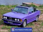 BMW E21 323i Bauer cabriolet | 1976 | Route 66 Auctions, Auto's, Oldtimers, Overige carrosserieën, Zwart, Bedrijf, Handgeschakeld