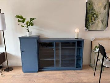 Antieke Vitrinekast/Boekenkast - Uniek Pronkstuk! beschikbaar voor biedingen