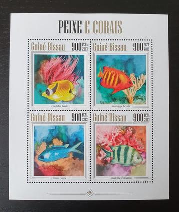 Guinee Bissau 2013 Vissen Michel vel 6848-6851 postfris beschikbaar voor biedingen