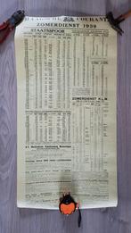 Haagse Courant zomerdienst 1939, staatsspoor herdruk. Trein, Overige typen, Ophalen of Verzenden, Zo goed als nieuw