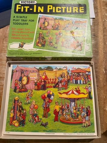 Vintage puzzel van Victory Fit-In Picture 1977 beschikbaar voor biedingen