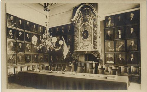 Academie Leiden Senaatskamer. - ongelopen, Verzamelen, Ansichtkaarten | Nederland, Ongelopen, Zuid-Holland, 1920 tot 1940, Ophalen of Verzenden