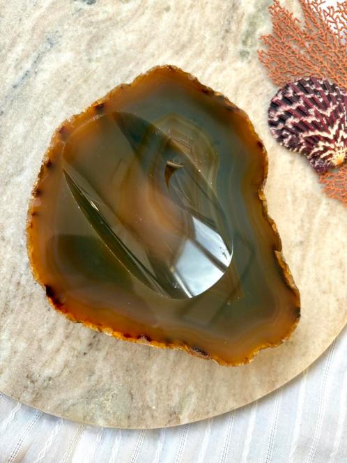 Agaat schaaltje, Sieraden, Tassen en Uiterlijk, Edelstenen, Zo goed als nieuw, Ophalen of Verzenden