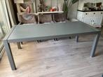 GRATIS op te halen! Eettafel 2.02 x 0.90 geverfd kersenhout, Ophalen, Gebruikt, 200 cm of meer, 50 tot 100 cm
