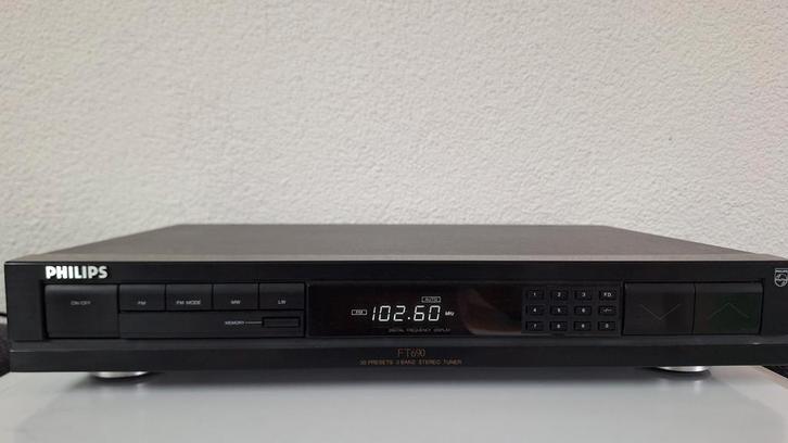 Philips FT690 tuner met handleiding, Audio, Tv en Foto, Tuners, Gebruikt, Ophalen