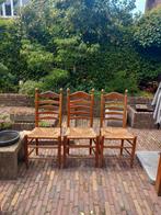 Set van 3 houten stoelen, Ophalen, Gebruikt, Hout