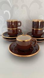 Vintage - Delaunay Stuze France set van 5 espresso kopjes, Antiek en Kunst, Ophalen of Verzenden
