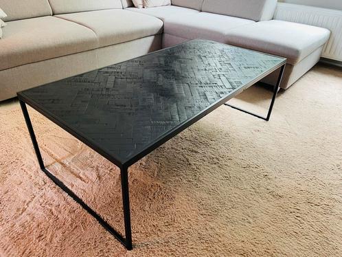 Salontafel  Haluta | Black Stack | B340 Zwart 120x60x40cm, Huis en Inrichting, Tafels | Salontafels, Zo goed als nieuw, Minder dan 50 cm