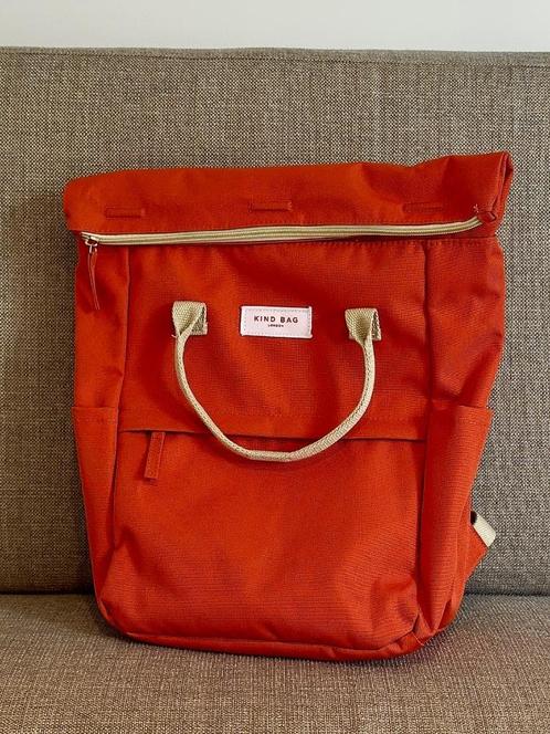 Orange "Hackney" magnetic roll-top backpack by Kind Bags, Sieraden, Tassen en Uiterlijk, Tassen | Rugtassen, Zo goed als nieuw