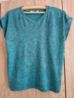 Shirt petrol groen bloemen Sissy-boy maat L, Maat 42/44 (L), Sissy-Boy, Ophalen of Verzenden, Zonder mouw