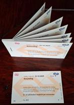 1e klas NS dagkaarten, Tickets en Kaartjes, Trein, Bus en Vliegtuig, Trein, Algemeen kaartje