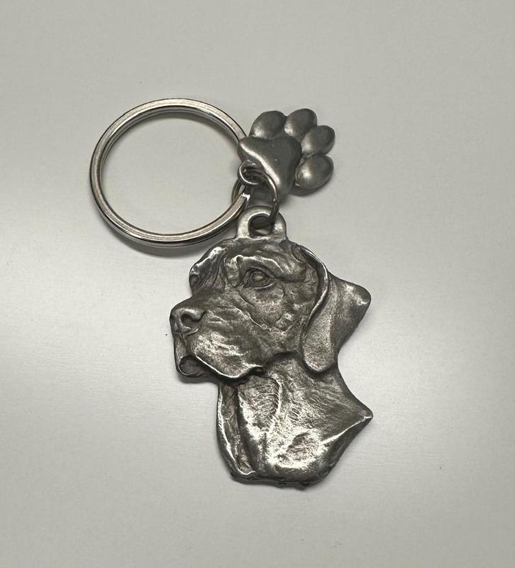 Sleutelhanger Duitse Staande korthaar - tin, Verzamelen, Sleutelhangers, Nieuw, Dier of Natuur, Ophalen of Verzenden