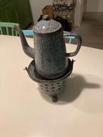 emaille koffie en theepot, Antiek en Kunst, Antiek | Emaille, Ophalen of Verzenden