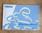 Handleiding instructie boekje motor Yamaha Dragstar XVS650