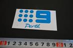 sticker logo 9 perth, Ophalen, Zo goed als nieuw