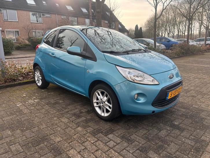 Ford Ka 1.2 51KW 2009 Blauw, Auto's, Ford, Particulier, Ka, ABS, Airbags, Bluetooth, Centrale vergrendeling, Elektrische ramen