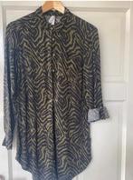 Tuniek blouse, zwart met groen, merk Miss Etam, Zwart, Ophalen of Verzenden, Zo goed als nieuw, Maat 36 (S)