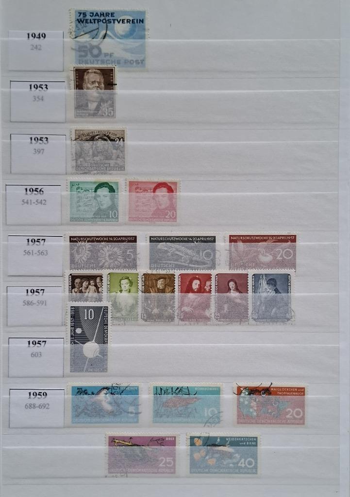 Leuke verzameling DDR 1949 tot 1990, Postzegels en Munten, Postzegels | Europa | Duitsland, DDR, Ophalen of Verzenden