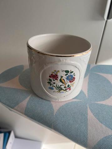 Vintage Frankton Tegelen Bloempot Paradijsvogel beschikbaar voor biedingen