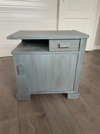 Brocant Houten Nachtkastje, Huis en Inrichting, Slaapkamer | Nachtkastjes, Ophalen, Gebruikt, Minder dan 45 cm, 55 tot 70 cm