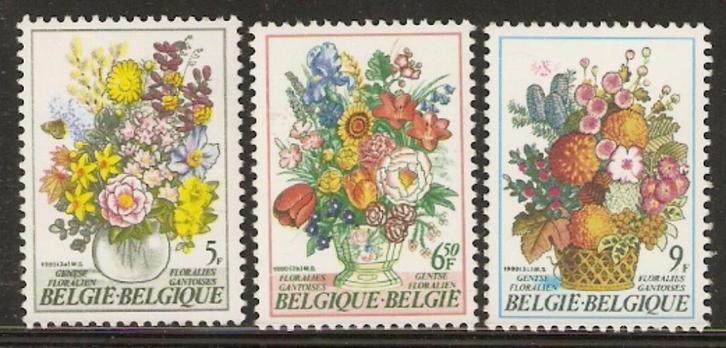 België 1980   Floralien   2017/19  (Pfr), Postzegels en Munten, Postzegels | Europa | België, Postfris, Verzenden