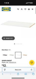 Ikea Komplement Plank Pax - Wit 100x58cm - ophalen den haag, Ophalen, Nieuw