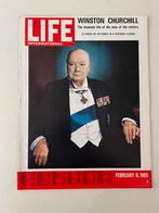 Vintage Life Magazine international, Winston Churchill, 1965, Verzamelen, 1960 tot 1980, Ophalen of Verzenden, Tijdschrift, Buitenland