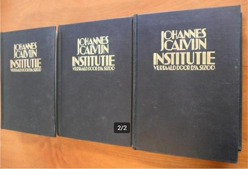 Institutie van Calvijn in 3 delen!, Boeken, Godsdienst en Theologie, Zo goed als nieuw, Christendom | Protestants, Ophalen of Verzenden