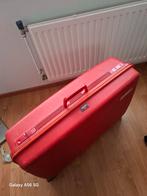 Vintage Delsey Koffer - Rood, Wieltjes, Gebruikt, Hard kunststof, Ophalen of Verzenden