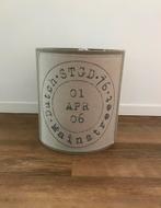 Vintage Lampenkap Stapelgoed, Gebruikt, Beige, Rond, Ophalen of Verzenden