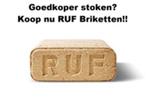RUF BRIKETTEN Ophalen in Amsterdam! haardhout stoken hout, Ophalen