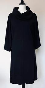 Expresso zwarte jurk met ruime col maal L, Expresso, Zwart, Maat 42/44 (L), Ophalen of Verzenden