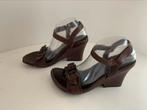 Airstep 40 leren sandalen  pumps 324, Bruin, Airstep, Zo goed als nieuw, Sandalen of Muiltjes