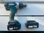 Makita klopboor/schroefmachine 2 accus *DEFECT*, Doe-het-zelf en Verbouw, Gereedschap | Boormachines, Ophalen, Zo goed als nieuw