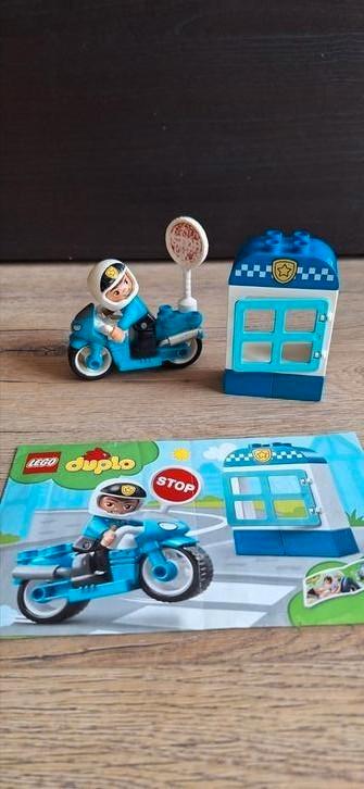 Lego duplo politiemotor 10900, Kinderen en Baby's, Speelgoed | Duplo en Lego, Zo goed als nieuw, Duplo, Ophalen of Verzenden