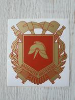sticker BRANDWEER AMSTERDAM, Ophalen of Verzenden, Zo goed als nieuw, Bedrijf of Vereniging