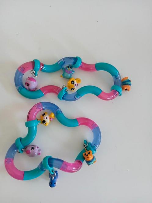 2 tangle's met dieren hangertjes, Kinderen en Baby's, Kinderspulletjes, Zo goed als nieuw, Ophalen