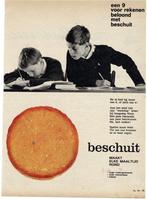 2 Originele Beschuit advertenties 1963-1968, Verzenden, Zo goed als nieuw, Overige typen