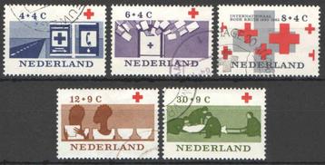 Nederland NVPH nr 795/9 gestempeld Rode Kruis 1963 beschikbaar voor biedingen