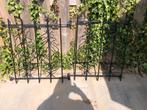Sierlijk ijzeren tuinhek met poort, Tuin en Terras, Tuinhekken en Hekwerk, Ophalen, Met poort, Gebruikt, Sierhekwerk